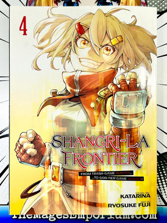 Shangri-La Frontier Vol 4 - The Mage's Emporium Kodansha Used English Manga Japanese Style Comic Book