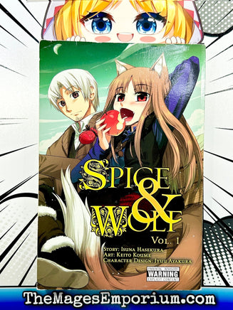 Spice and Wolf Vol 1 - The Mage's Emporium Yen Press bis1 copydes outofstock Used English Manga Japanese Style Comic Book