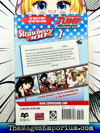 Strawberry 100% Vol 1 - The Mage's Emporium Viz Media Missing Author Used English Manga Japanese Style Comic Book