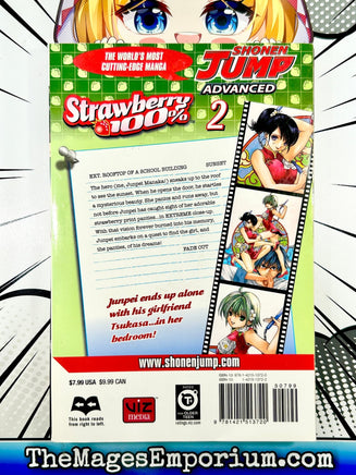 Strawberry 100% Vol 2 - The Mage's Emporium Viz Media 2312 copydes Used English Japanese Style Comic Book