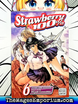 Strawberry 100% Vol 6 - The Mage's Emporium Viz Media 2312 alltags description Used English Manga Japanese Style Comic Book