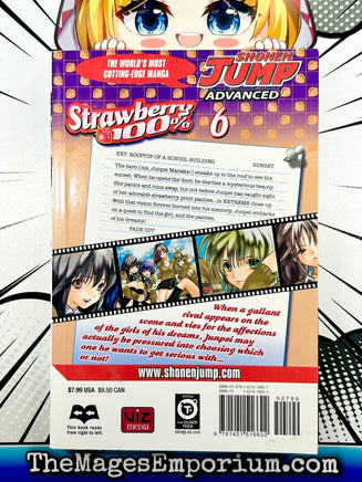 Strawberry 100% Vol 6 - The Mage's Emporium Viz Media 2312 alltags description Used English Manga Japanese Style Comic Book