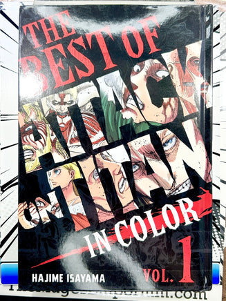 The Best of Attack On Titan In Color Hardcover - The Mage's Emporium Kodansha Used English Manga Japanese Style Comic Book