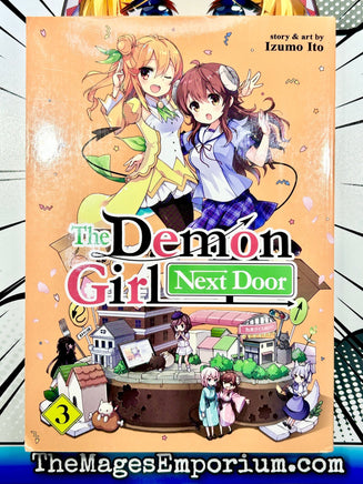 The Demon Girl Next Door Vol 3 - The Mage's Emporium Seven Seas 2402 alltags description Used English Manga Japanese Style Comic Book