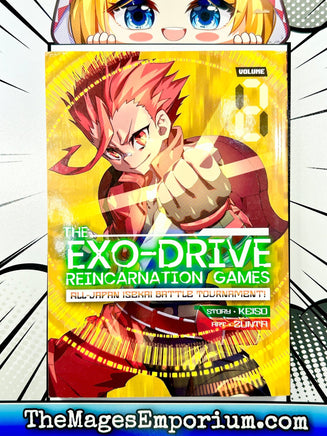 The Exo-Drive Reincarnation Games All-Japan Isekai Battle Tournament Vol 2 - The Mage's Emporium Seven Seas 2402 alltags description Used English Manga Japanese Style Comic Book