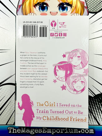 The Girl I Saved on the Train Turned Out to Be My Childhood Friend Vol 1 - The Mage's Emporium Yen Press 2403 alltags description Used English Manga Japanese Style Comic Book