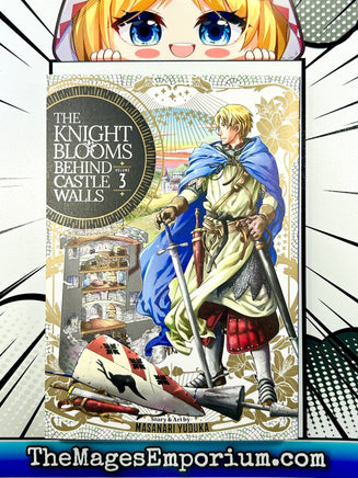 The Knight Blooms Behind Castle Walls Vol 3 - The Mage's Emporium Seven Seas 2402 alltags description Used English Manga Japanese Style Comic Book