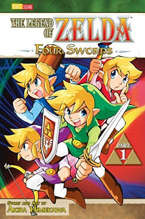 The Legend of Zelda Four Swords Part 1 - The Mage's Emporium Viz Media Adventure All English Used English Manga Japanese Style Comic Book