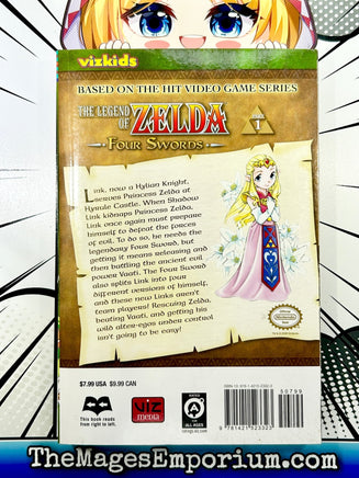 The Legend of Zelda Four Swords Part 1 - The Mage's Emporium Viz Media Adventure All English Used English Manga Japanese Style Comic Book