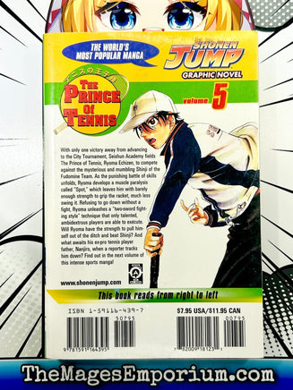 The Prince of Tennis Vol 5 - The Mage's Emporium Viz Media all english manga Used English Manga Japanese Style Comic Book