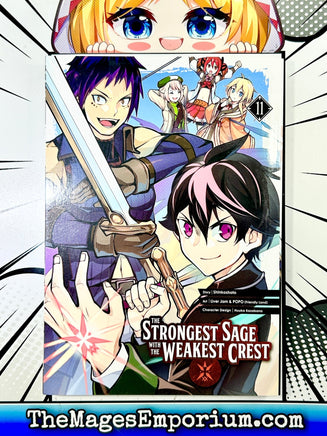 The Strongest Sage with the Weakest Crest Vol 11 - The Mage's Emporium Square Enix Missing Author Need all tags Used English Manga Japanese Style Comic Book