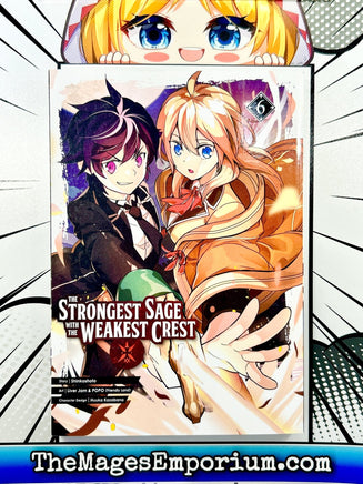 The Strongest Sage with the Weakest Crest Vol 6 - The Mage's Emporium Square Enix 2402 alltags description Used English Manga Japanese Style Comic Book