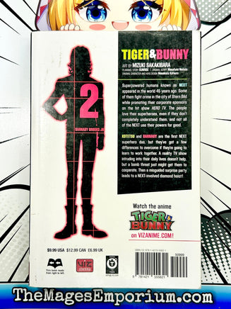 Tiger and Bunny Vol 2 - The Mage's Emporium Viz Media Action English Teen Used English Manga Japanese Style Comic Book