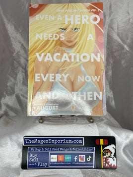 Tipsy Pelican Tavern Even A Hero Needs A Vacation Every Know and Then Vol 1 - The Mage's Emporium The Mage's Emporium Light Novel Oversized Used English Manga Japanese Style Comic Book