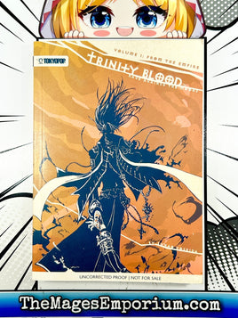 Trinity Blood Rage Against The Moons Volume 1: From The Empire - Uncorrected Proof - The Mage's Emporium Tokyopop 2312 copydes Used English Manga Japanese Style Comic Book