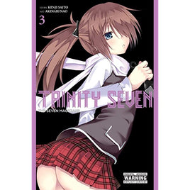 Trinity Seven The Seven Magicians Vol 3 - The Mage's Emporium Yen Press 3-6 add barcode english Used English Manga Japanese Style Comic Book