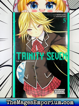 Trinity Seven The Seven Magicians Vol 5 - The Mage's Emporium Yen Press 3-6 add barcode english Used English Manga Japanese Style Comic Book