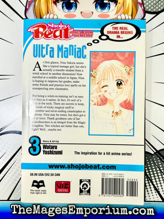 Ultra Maniac Vol 3 - The Mage's Emporium Viz Media 2310 description Missing Author Used English Manga Japanese Style Comic Book