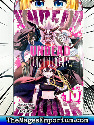 Undead Unluck Vol 10 - The Mage's Emporium Viz Media 2312 alltags description Used English Manga Japanese Style Comic Book