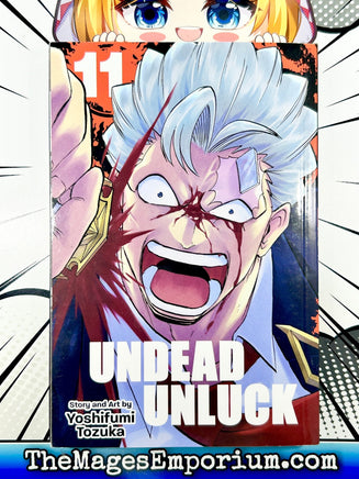 Undead Unluck Vol 11 - The Mage's Emporium Viz Media 2312 alltags description Used English Manga Japanese Style Comic Book