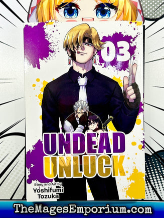 Undead Unluck Vol 3 - The Mage's Emporium Viz Media 2402 bis1 copydes Used English Manga Japanese Style Comic Book