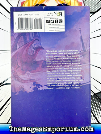 Unnammed Memory Vol 1 Light Novel The Witch of the Azure Moon and the Cursed Prince - The Mage's Emporium Yen Press 2312 copydes Used English Light Novel Japanese Style Comic Book