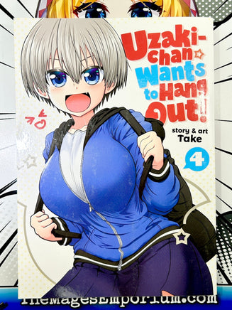 Uzaki-Chan Wants to Hang out! Vol 4 - The Mage's Emporium Seven Seas Missing Author Used English Manga Japanese Style Comic Book