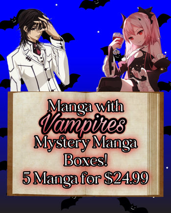 Vampire Themed Manga Mystery Box - The Mage's Emporium The Mage's Emporium Used English Manga Japanese Style Comic Book
