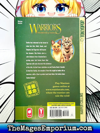 Warriors Tierstar and Sasha Return to the Clans Vol 3 - The Mage's Emporium Tokyopop Action English Youth Used English Manga Japanese Style Comic Book
