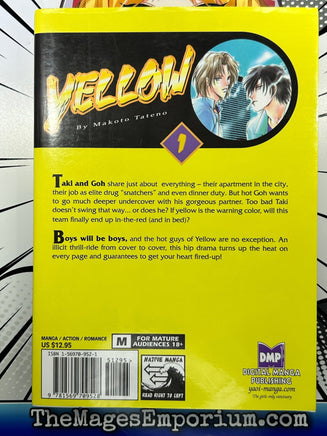 Yellow Vol 1 - The Mage's Emporium DMI Missing Author Used English Manga Japanese Style Comic Book