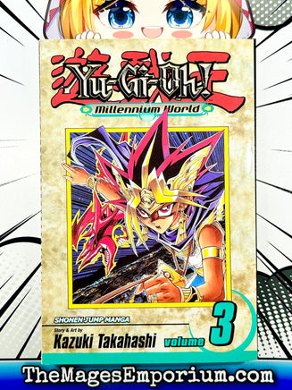 Yu-Gi-Oh! Millenium World Vol 3 - The Mage's Emporium Viz Media 2312 alltags description Used English Manga Japanese Style Comic Book